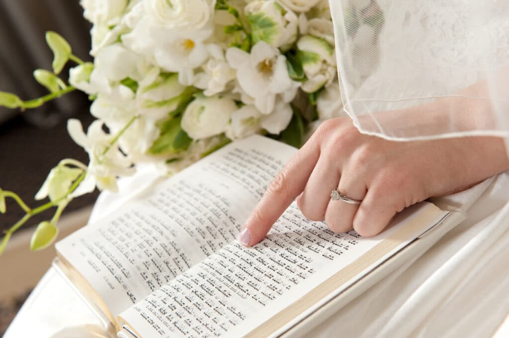 Jewish wedding prayers